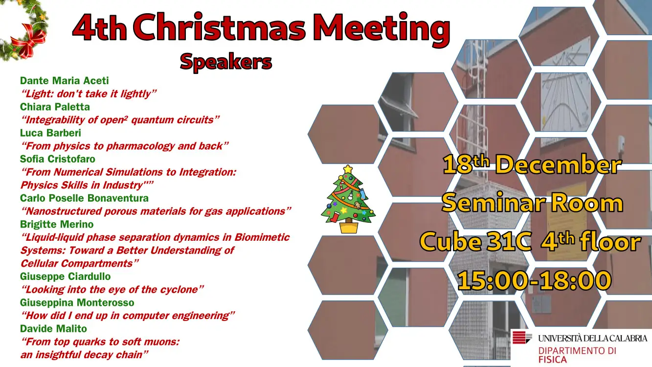 Fisica - 4th Christmas Meeting